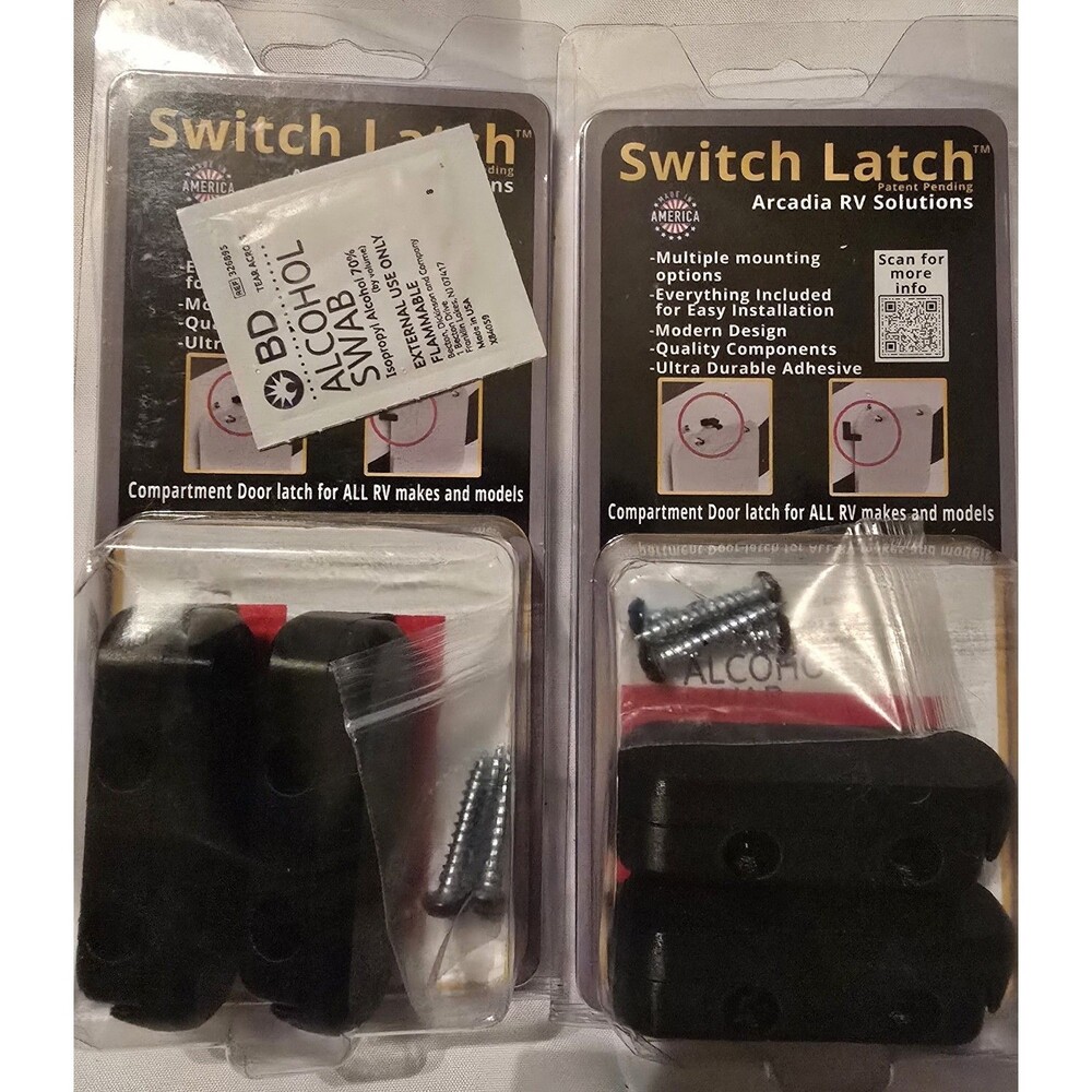 Switch Latch | RV Compartment Door Latch BLACK
